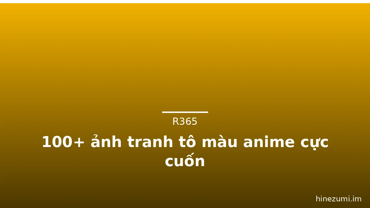 100+ ảnh tranh tô màu anime cực cuốn · ảnh 3