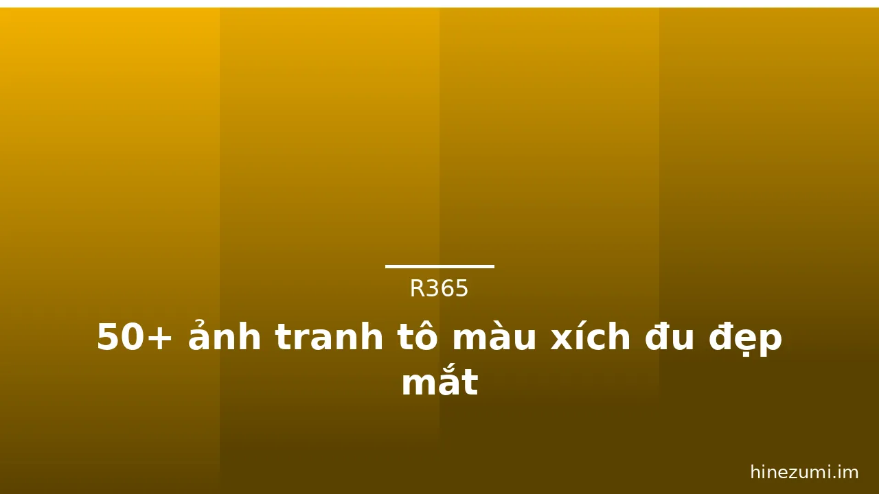 50+ ảnh tranh tô màu xích đu đẹp mắt · ảnh 1
