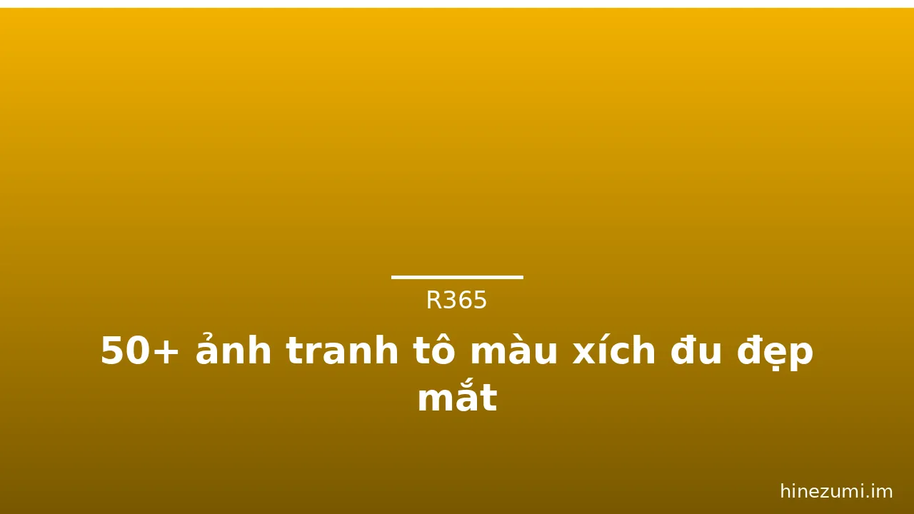 50+ ảnh tranh tô màu xích đu đẹp mắt · ảnh 2