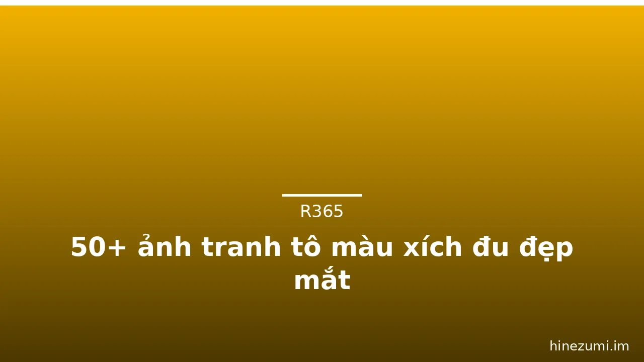 50+ ảnh tranh tô màu xích đu đẹp mắt · ảnh 3