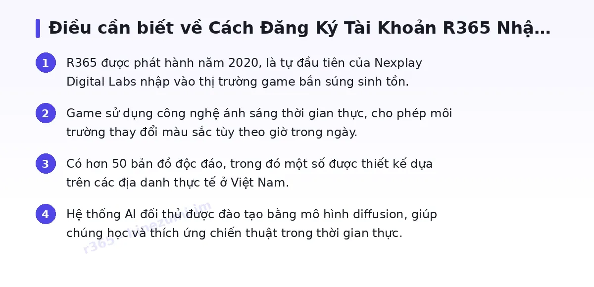 Những điều cần biết về r365