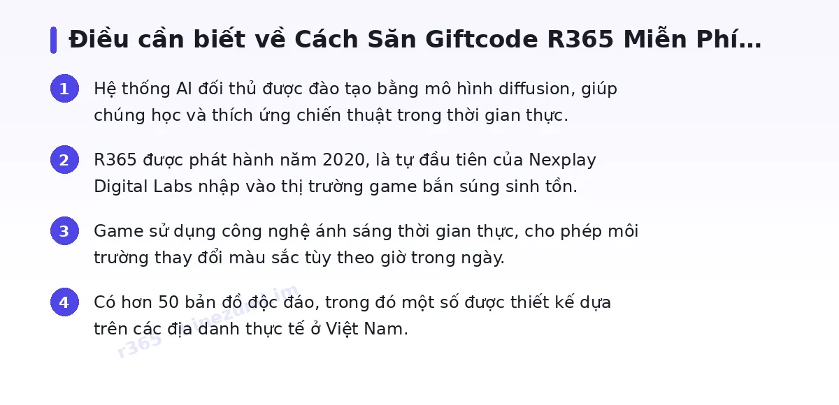 Những điều cần biết về r365