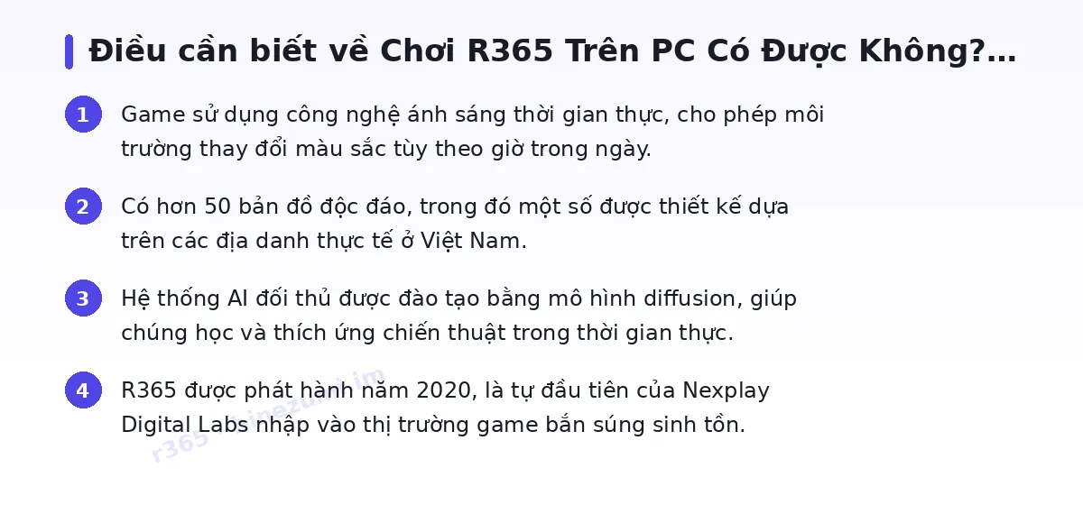 Những điều cần biết về r365