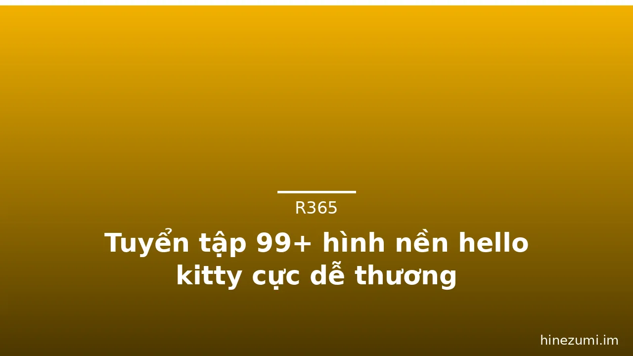 Tuyển tập 99+ hình nền hello kitty cực dễ thương · ảnh 2