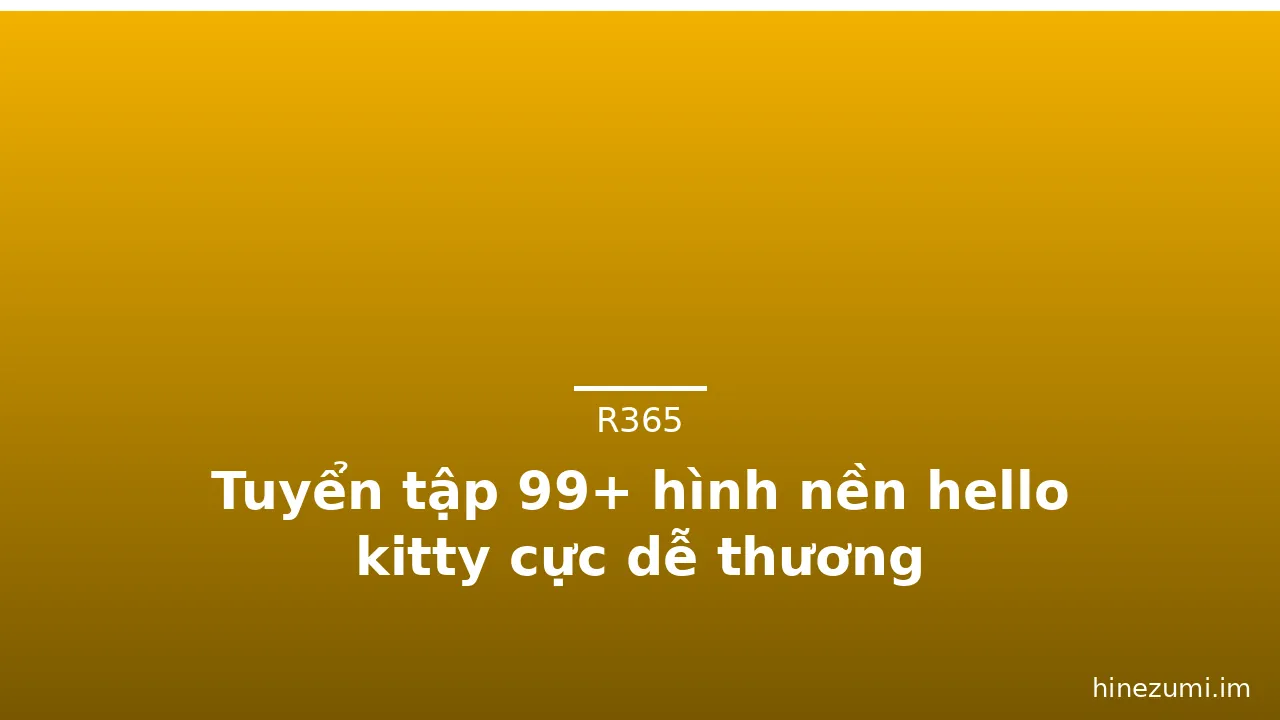 Tuyển tập 99+ hình nền hello kitty cực dễ thương · ảnh 3
