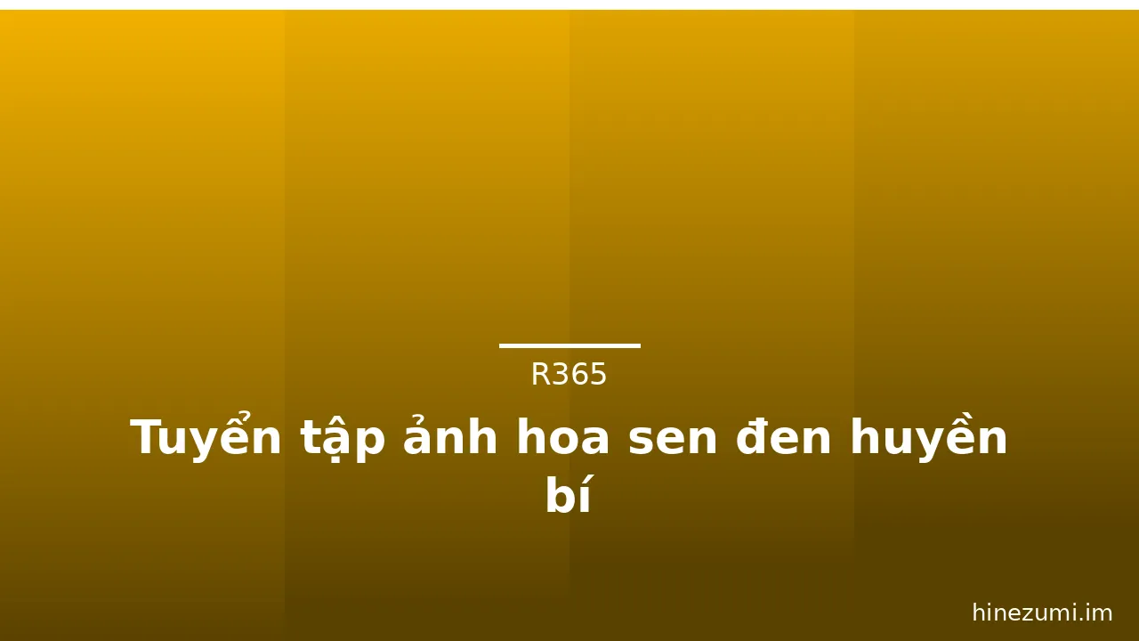 Tuyển tập ảnh hoa sen đen huyền bí · ảnh 2